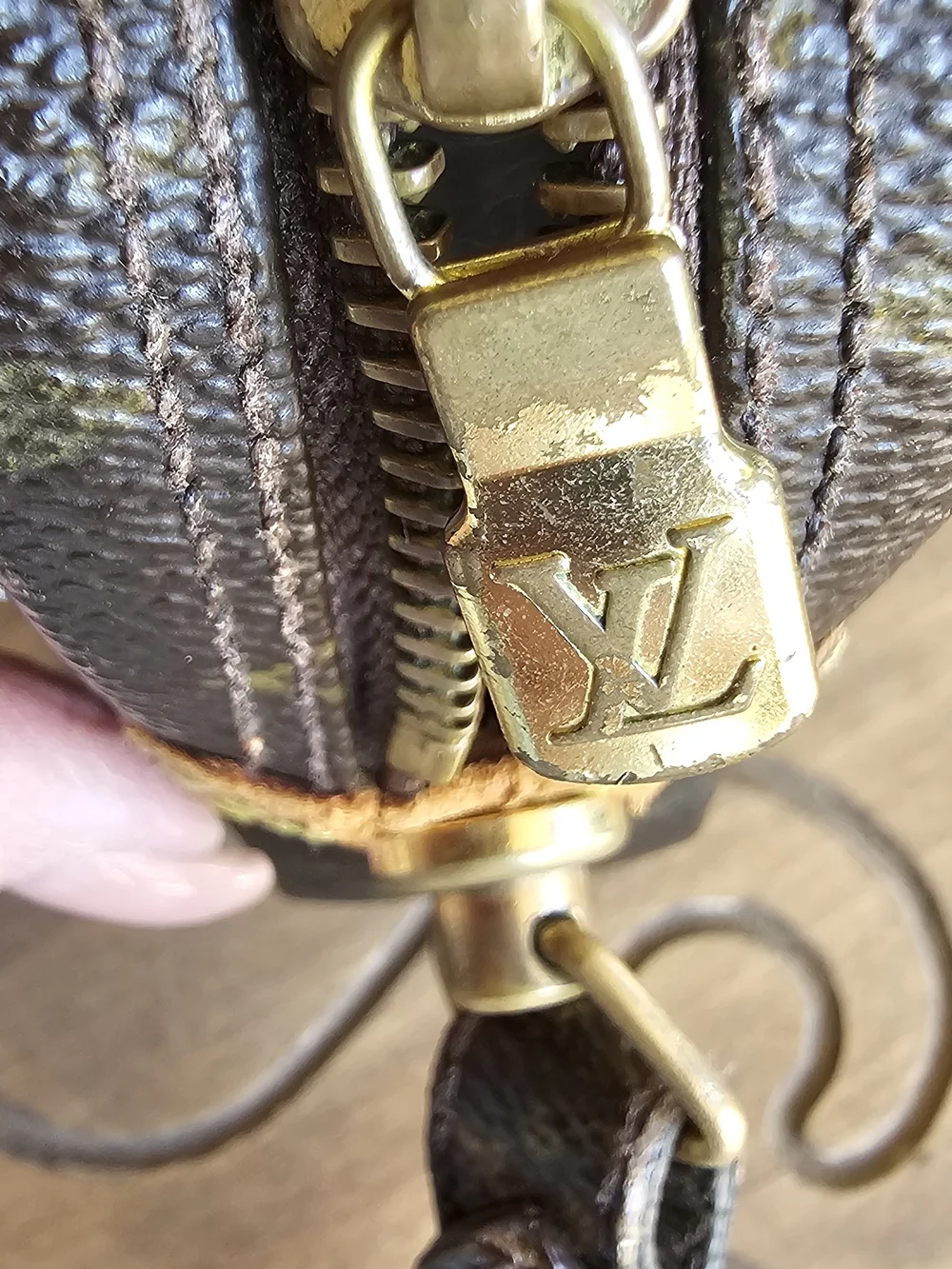 Louis Vuitton Brown Monogram Canvas Wristlet Clutch -Project - Picture 6 of 11